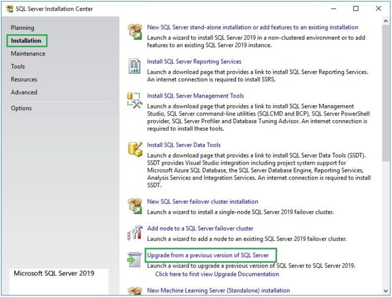 How To Upgrade SQL Server 2012 To 2019 DBSection